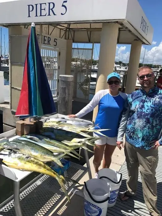 Mahi Mahi (Dolphin) - Miami fishing charter photo 1 aboard the Nomad