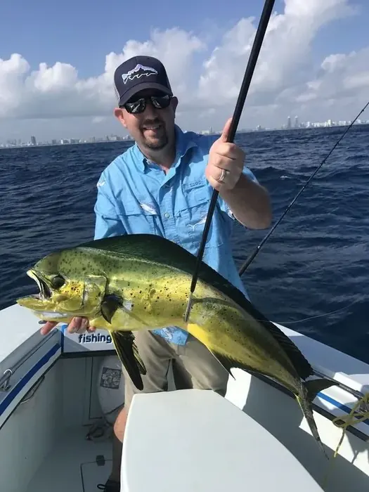 Mahi Mahi (Dolphin) - Miami fishing charter photo 7 aboard the Nomad
