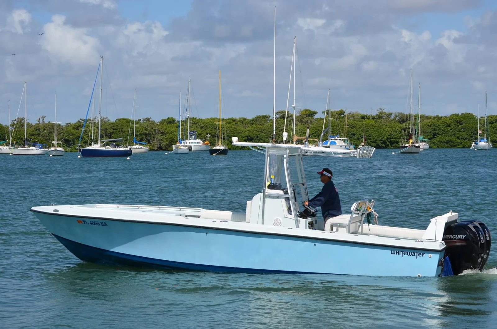 Anglers aboard the Nomad off Miami